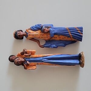 Couple With Children Statue Resin Figurine (2)
